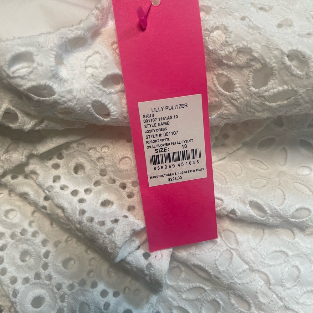 LILLY PULITZER Josie One Shoulder Eyelet Dress - Picture 7 of 9
